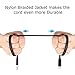 Lightning to 3.5 mm Headphone Jack Adapter Male Aux Stereo Audio Cable for iPhone X 8 7 Plus Support iOS 10 11 12,Kupx Braided Nylon Car Aux Cable Cord Home Stereo Cable 3ft