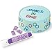 Wilton Cake Letter and Number Press Set, Use on Fondant or Buttercream Frosting, Ideal for Decorating Personalized Birthday Cakes, Includes 1 Holder, 2 Locks, and 85 Assorted Tiles, Purple