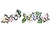 Collections Etc Butterfly Floral 3D Metal Wall Art 30
