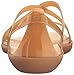 Crocs Women's Isabella Cut Strappy Sandal W Flat, dark gold/gold, 8 M US