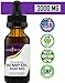 Hemp Oil Extract for Pain, Anxiety & Stress Relief - 3000mg of Pure Hemp Extract - Grown & Made in USA - 100% Natural Hemp Drops - Helps with Sleep, Skin & Hair.