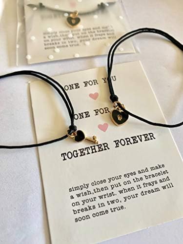 Couples Together Forever 'Wish' Charm Bracelet Set for Valentines