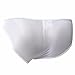 FEESHOW Men's Mesh Sheer Briefs See Through Underwear White One size