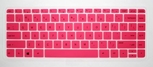 HYAIT 1Pcs Colorful Silicone Keyboard Protector Skin Cover for HP Pavilion M4 Envy14/15/4/6/Pro G4 P14 SEMI-WHITE
