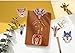 Wild Animal Magnets for Refrigerator Fridge Set Funny Decoration Kitchen Office Whiteboards etc for Kids Toddlers and Adult(African animals)