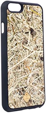 Organika Organic iPhone 7 Case | Natural, Textured Backing &amp; Fresh Scents of Alpine Hay | Snap-On Edge-to-Edge TPU Bumper Protection