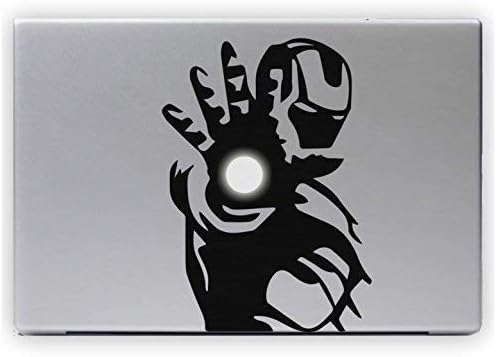 Hellweg Druckerei Decal in your Choice of colours MacBook Air Pro 13" for Ironman Marvel Fans Hero 15,5x21 cm Laptop Sticker Skin - Brown