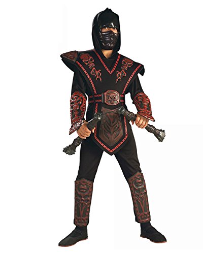 Rubies Red Skull Warrior Ninja Child Costume
