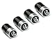 Harvard kid DIY Auto Parts Carbon Fiber Metal Wheel Tires Air Valve Stems Caps for Infiniti All Model