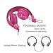 Wireless Bluetooth Headphones On Ear, Aitalk X3 Portable Headsets Ergonomic Fit Superb Comfort with Microphone, Support TF Card, FM Radio(Pink)thumb 3