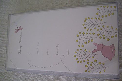 Baby Bunny Shower Fill In Invitations (10 count)