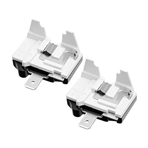 uxcell 2 Pcs Refrigerator Overload Protector Compressor Replacement Part, 1/2HP (375W)