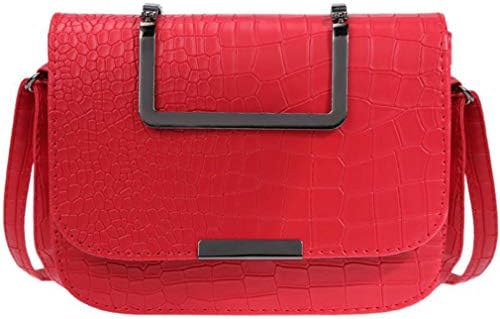 Women Fashion PU Leather Shoulder Bag Red