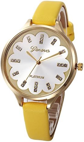 Zaidern Women Wrist Watch Womens Fashion Design Checkers Analog Quartz Classical Leather Watches Ladies Casual Simple Round Dial Leather Band Belt Wristwatch Luxury Business Retro Watches for Women