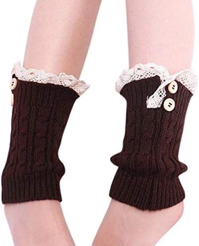 Socks, FORUU 1 Pair of Womens Lace Stretch Boot Leg Cuffs Leg Warmers Topper Cuff