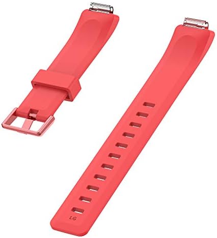 Gyswshh Multi-Colored Soft Silicone Watch Strap Wristband for Fitbit Inspire/Inspire HR Watermelon Red S