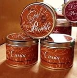 1 X Scented Candle - Cassia (Scripture TIN 6 Oz)