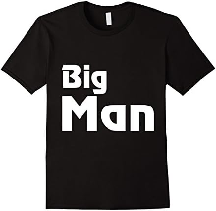 Mens Big Man shirt- Dad and Son matching shirts 1 Large Black