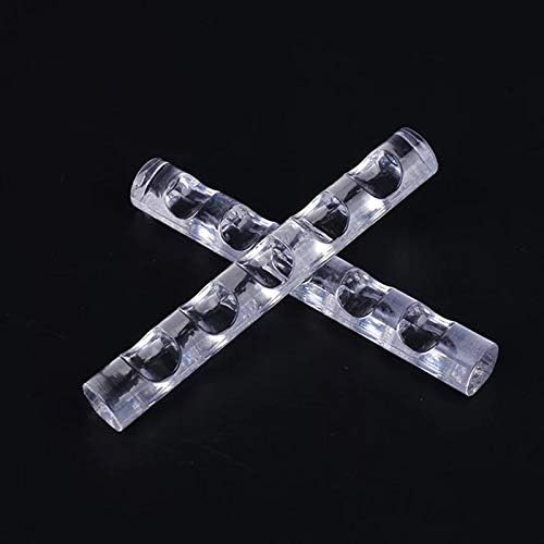 Mwoot 5pcs Nail Art Pen Holder, Makeup Brush Organizer, Acrylic Nail Art Painting Pen Brush Stand, Transparent, 5 Stück (1er Pack) - Image 4