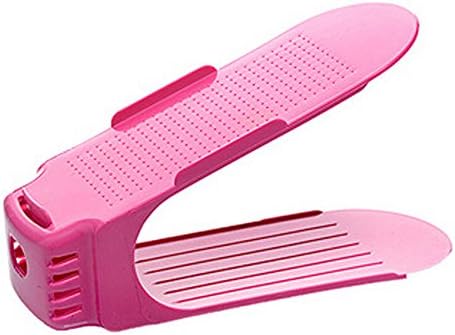 Shoes Rack And Shelving Holder Organizer, Space-saving Shoe Slotz Storage Units Creative Cabinet (Random, 24 X 10 CM)