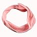 Women's Adjustable Elastic Wash Face Makeup SPA Stretch Headband Pink