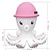 Mombella Ollie The Octopus Baby teether Toy, Silicone Baby boothbrush and Bath Toy, Multiple Textured Sensory Ball Infant Sensory Toy. BPA Free teether Toy, 3M+