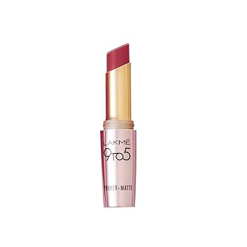 Lakme 9 to 5 Primer with Matte Lip Color, MP7 Rosy Sunday, 3.6g
