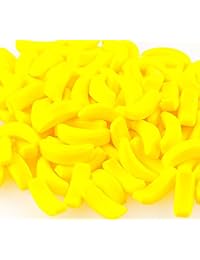 Caramelos macizos de banana Silly Yellow Banana Heads, 1 libra