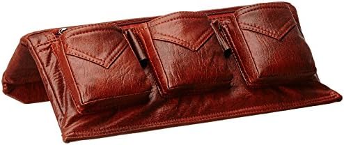 Smoke Car Accessories Plain 3 Pocket Car Arm Rest with Mobile Holder (Rust)