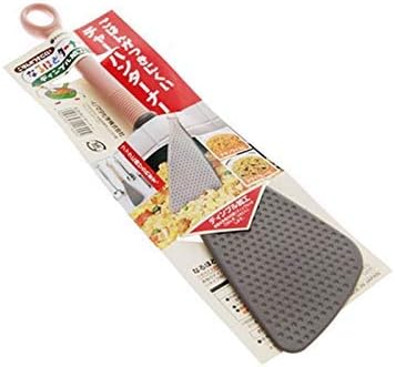 Inomata 1160 Nylon Spatula/Heat Resistant Fry Spatula for Rice/Pasta/Vegetables/Curry (Grey)