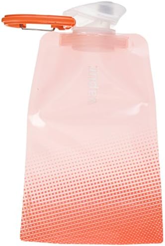 Vapur Shades BPA Free Durable Foldable Flexible Water Bottle with Carabiner