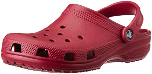 crocs Unisex Classic Clog,Pomegranate,10 M US Men's / 12 M US Women's