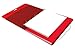 Samsill Duo 2-in-1 Document and File Organizer, 1 Inch 3 Ring Binder + 7 Pocket Accordion/Expanding File, Coral