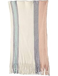 Steve Madden Block - Bufanda de rayas para mujer