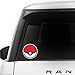 CUSTOMI Pokemon Go Decal Pokeball Decal Sticker for Car Truck MacBook Laptop Air Pro Vinyl