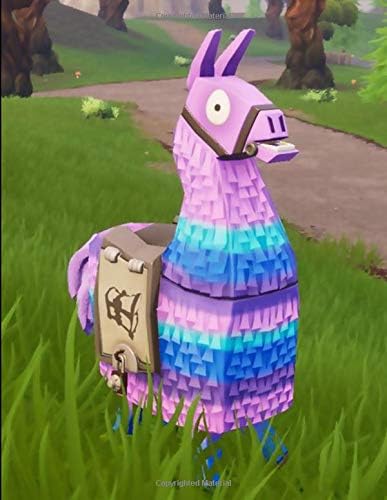 Fortnite - Loot Llama Of Happiness Notebook: Sermon Notes Journal for Church Note-Taking
