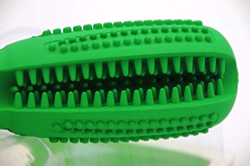 Adusa Dog Chew Cleaning Toothbrush - Safe, Non-Toxic & Long-Lasting Pet Brushing Stick Chew Toy - Dog Toothbrush Stick Toothpaste Effective Teeth Oral Care Cleaning Massager (Small and Medium Dogs) - Thumbnail 4