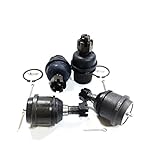 PartsW 4 Piece Suspension Kit For Dodge Ram 1500 2500 3500 & RAM 2500 3500 Extended Crew Cab Models 8 Lug Wheels ONLY Front Upper & Lower Ball Joints Left & Right