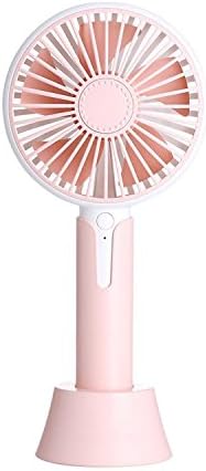 Aromatherapy Mini Handheld Fan, Ashinas Portable Cooling Fan with USB Rechargeable Battery Desk Quiet Fan 3 Speed Aromatherapy-for Home Office Outdoor (Pink)
