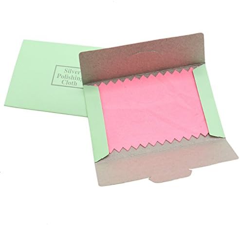 RTNOW 50 Pack Silver Polishing Cloth Jewelry Cleaning Cloth for Sterling Silver Gold Platinum Brass and Copper, Kockuu And More