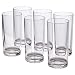Classic 16-ounce Premium Quality Plastic Water Tumbler | Clear Set of 6 primary