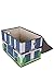 Clever Creations Police Station Collapsible Storage Organizer Folding Storage Box for Bedroom, Living Room, & Family Room | Perfect Size for Books, Clothes, Electronics, or Gadgets