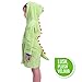Izzy & Roo Green Dinosaur Hooded Bathrobe for Kids (3-6 Years)