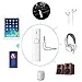 MiCar Bluetooth 4.2 Receiver, Portable Wireless Audio Receiver, Hands-free 3.5mm Jack Aux Stereo Adapter for Headphones, Bluetooth Car Kit/Aux Adapter with Mic, Back Clip for Home & Car Audio Stereo