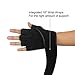Trideer Padded Anti-Slip Weight Lifting Gloves with 18” Wrist Wraps, Pro Gym Gloves Support for Weightlifting, Cross Training, Gym Workout (Black, XXL (Fits 9.25-9.8 Inches))