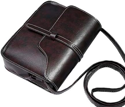 NEARTIME Vintage Purse Bag Leather Cross Body Shoulder Messenger Bag Satchel Leather Vintage Handbags for Women (🌹18.5cm(L)13.5(H)4cm(W), Coffee)