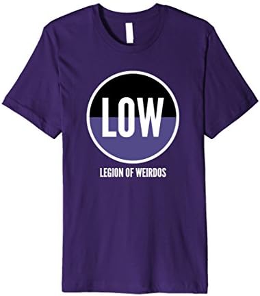Mens Legion of Weirdos Logo Tee - Color Small Purple