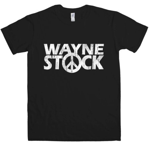 Waynestock T Shirt - Black - Medium