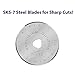 Precision Quilting Tools 45mm Crochet Edge Skip Blades (Pack of 10) Compatible with Cutter! Perfect Wide Skip Blade for Crochet Edge Projects, Fleece, and Scrapbooking!