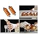 TTBD 12pcs 5 Inches Stainless Steel Cannoli Form Tubes, Cream Roll Horn Molds Cannoli tubes - Diagonal Shaped